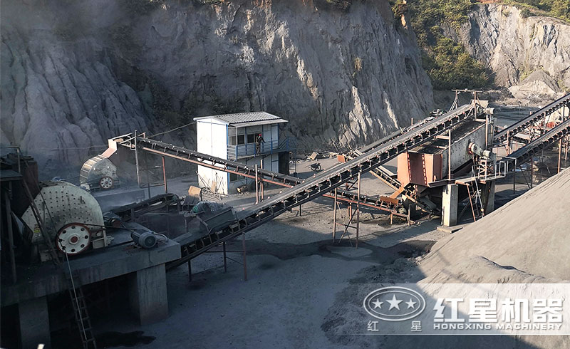 礦山破碎現場